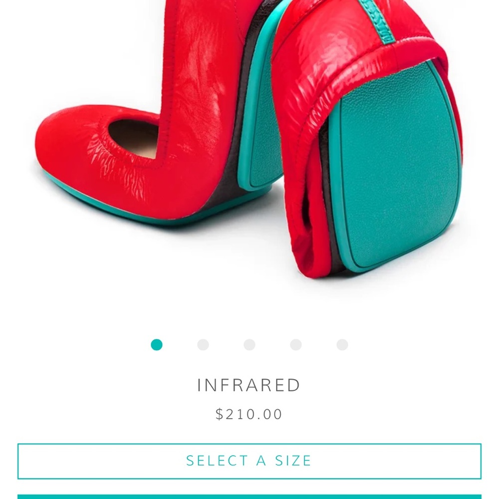 Neon Tieks - Infared - Size 7